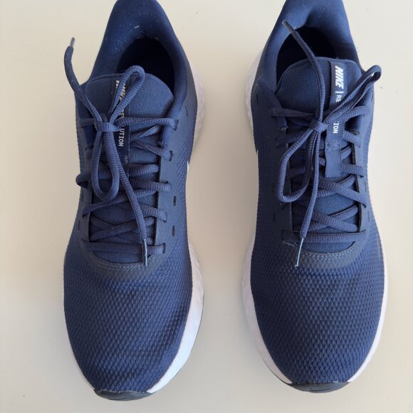 Nike REVOLUTION 5 (BQ3204-400) Navy Men's 12 - Picture 3 of 5
